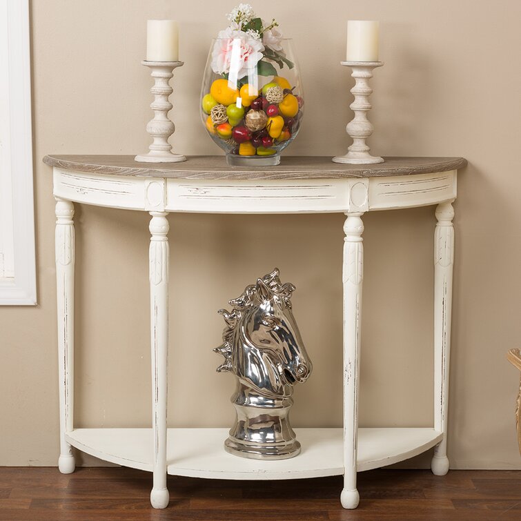 Wayfair half moon console outlet table